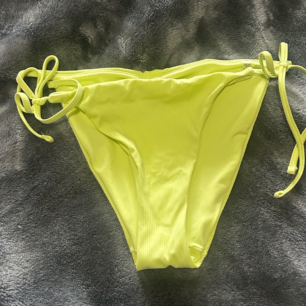 Victoria's Secret Neon Yellow/Green Cheeky Bikini Bottom